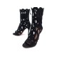 NEUF CHAUSSURES ALAIA MOTIF AJOURE ESCARPINS BOTTINES EN DAIM 36.5 SHOES 1050€