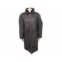 MANTEAU LOUIS VUITTON BLOUSON LONG CUIR DE MOUTON T 50 L SHEARLING COAT 5500€