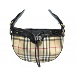 SAC A MAIN BURBERRY TARTAN MOTIF CHECK PORTE EPAULE BEIGE PURSE HAND BAG 1100€