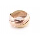 BAGUE CARTIER TRINITY GM 3 ORS B4052800 50 EN OR 18K + BOITE GOLD RING 2820€