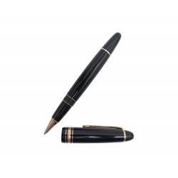 STYLO BILLE MONTBLANC MEISTERSTUCK LEGRAND ROLLERBALL NOIR DORE MB11402 PEN 545€