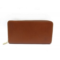 PORTEFEUILLE LOUIS VUITTON ZIPPY EN CUIR CAMEL PORTE MONNAIE LEATHER WALLET 690€