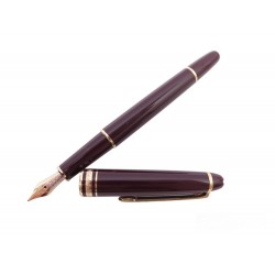 STYLO PLUME MONTBLANC MEISTERSTUCK CLASSIQUE DORE BORDEAUX FOUNTAIN PEN 645€