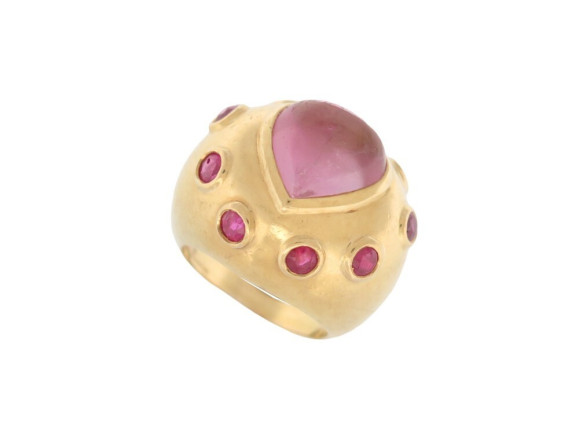  bague rene boivin boule 1960 or jaune t52