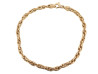 collier frojo maille corde en or jaune 18k