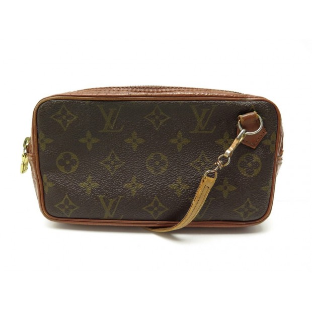 VINTAGE SAC SACOCHE LOUIS VUITTON POCHETTE MARLY EN TOILE MONOGRAM HAND BAG 915€