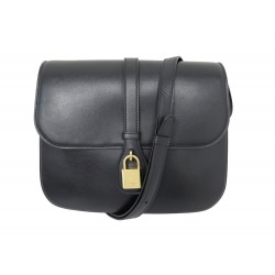 SAC A MAIN CELINE TABOU MM 196583 EN CUIR NOIR BANDOULIERE PURSE HAND BAG 2100€