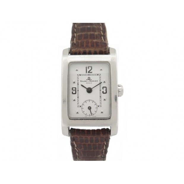 MONTRE BAUME ET MERCIER HAMPTON QUARTZ MV045139 ACIER 34 MM WATCH 1725€