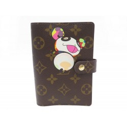 NEUF PORTE AGENDA LOUIS VUITTON PM EN TOILE MONOGRAM MURAKAMI PANDA WALLET NEW