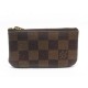 PORTE CLE LOUIS VUITTON POCHETTE CLES N62658 TOILE DAMIER EBENE KEY HOLDER 245€