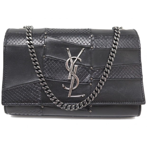 NEUF SAC A MAIN SAINT LAURENT KATE MONOGRAMME SMALL CHAIN 471286 PYTHON 1900€