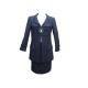 NEUF TAILLEUR CHANEL VESTE + JUPE 40 M P31329 EN TWEED BLEU BROCHE JACKET 6500€