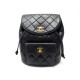 VINTAGE SAC A DOS CHANEL RABAT FERMOIR TIMELESS LOGO CC CUIR BACKPACK BAG 6500€