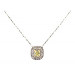 NEUF COLLIER TIFFANY & CO SOLESTE PLATINE OR 18K DIAMANTS 0.62CT NECKLACE 16500€