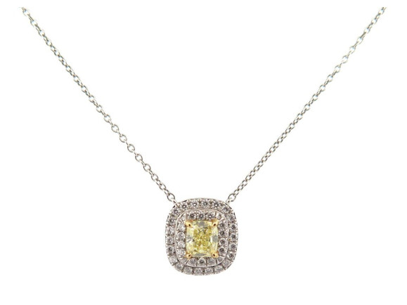 collier tiffany co soleste platine or 18k