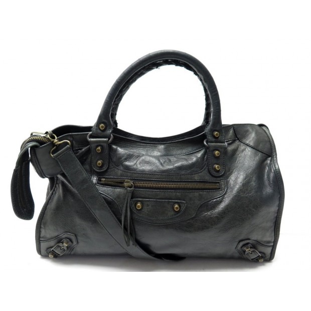 SAC A MAIN BALENCIAGA CLASSIC CITY MEDIUM 115748 EN CUIR NOIR HAND BAG 1590€