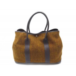 NEUF SAC A MAIN HERMES GARDEN PARTY 36 EN LAINE CAMEL NEW WOOL HAND BAG 2500€