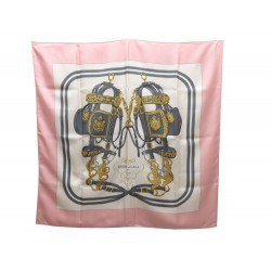 VINTAGE FOULARD HERMES BRIDES DE GALA HUGO GRYGKAR CARRE 90 SOIE SILK SCARF 350€