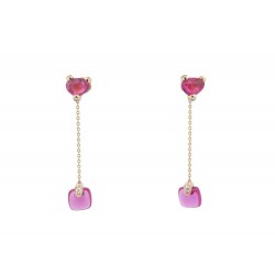 BOUCLES D'OREILLES POMELLATO SASSI TOURMALINE SASSI OR JAUNE 18K EARRINGS 6130€