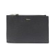 NEUF PORTE-CARTES VALEXTRA 3CC CUIR GRAINE NOIR BLACK LEATHER CARD HOLDER 330€