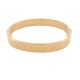 BRACELET LOUIS VUITTON JONC M00251 MANCHETTE NANOGRAM 17 CM EN METAL DORE 530€