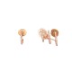 BOUCLES D'OREILLES MESSIKA MULTI-CREOLES GATSBY 06503-PG OR ROSE EARRINGS 2600€