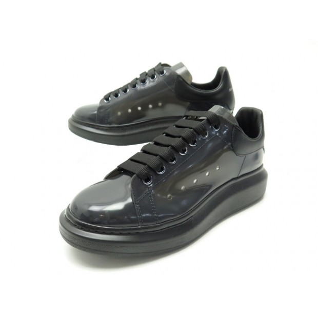 NEUF CHAUSSURES ALEXANDER MCQUEEN 604221 SNEAKERS OVERSIZE SMOKE 42 BASKETS 700€