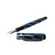 STYLO PLUME PARKER DUOFOLD DEMI DAMIER BLEU 2006 RESINE BLUE FOUNTAIN PEN