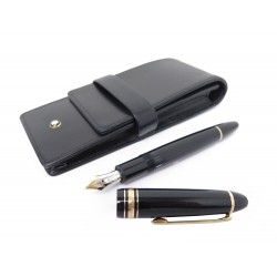 STYLO PLUME MONTBLANC MEISTERSTUCK 146 DORE MB13659 A PISTON NOIR ETUI PEN 935€