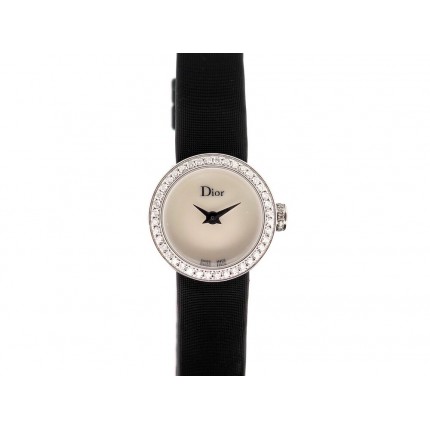NEUF MONTRE CHRISTIAN DIOR CD040110-J LA MINI D 19 MM QUARTZ DIAMANT WATCH 3600€