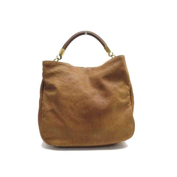 SAC A MAIN YVES SAINT LAURENT ROADY 228840 EN CUIR CAMEL CABAS HAND BAG 1495€