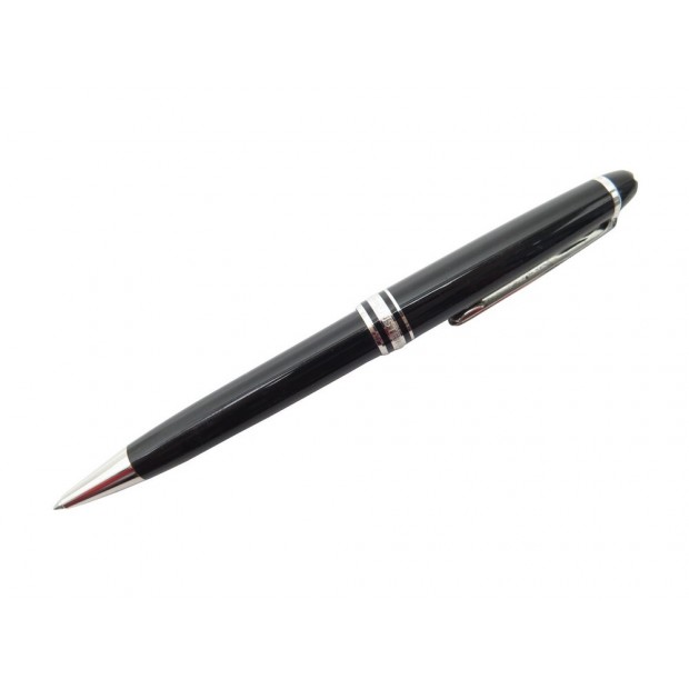 STYLO BILLE MONTBLANC 002B66 MEISTERSTUCK CLASSIQUE PIX PLATINIUM NOIR PEN 420€