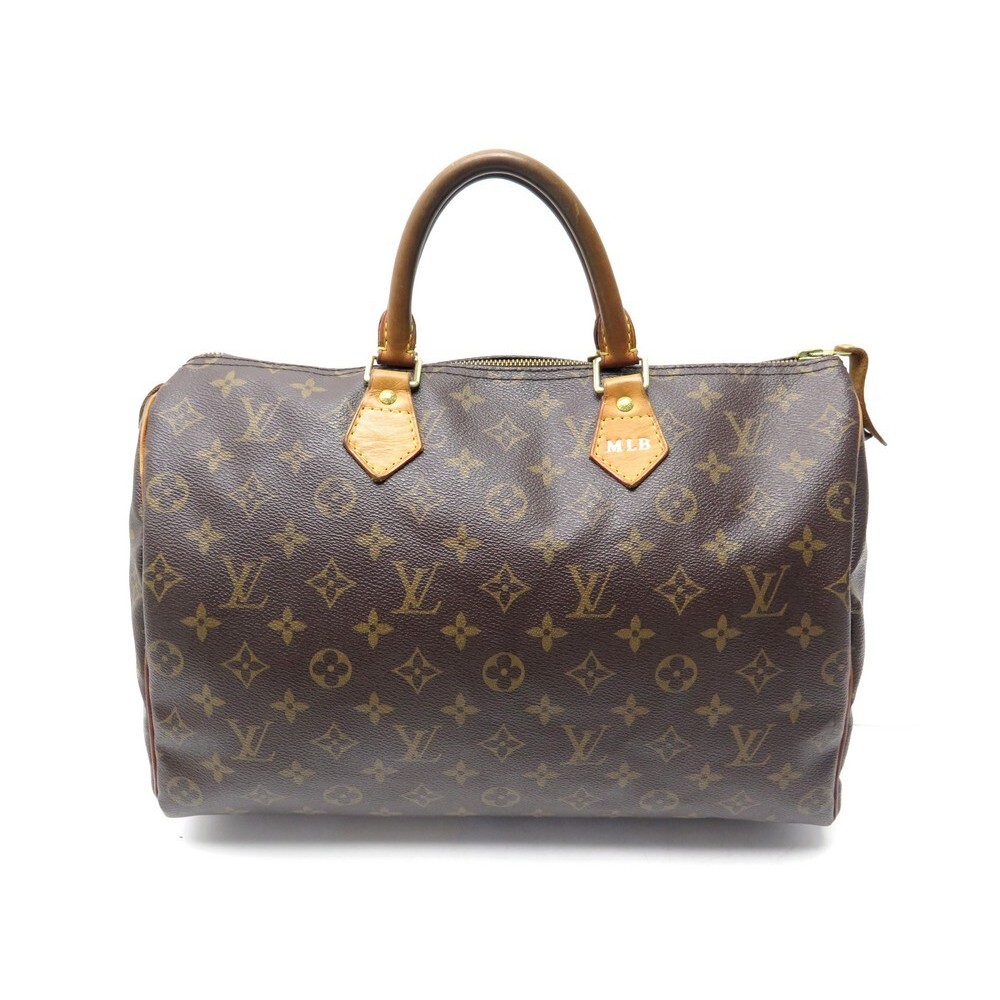 Louis Vuitton Speedy Bandouliere Monogram 35 Brown in Toile Canvas