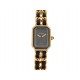 VINTAGE MONTRE CHANEL PREMIERE 26 MM QUARTZ EN PLAQUE OR GOLDEN WATCH 6100€