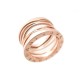 NEUF BAGUE BULGARI B ZERO1 DESIGN LEGEND 2337AL T 52 EN OR ROSE 11.5G RING 2300€