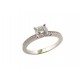 BAGUE SOLITAIRE CHOPARD 829074-9006 FOR EVER T50 EN PLATINE DIAMANTS 0.5CT 6340€