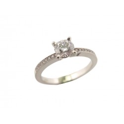 BAGUE SOLITAIRE CHOPARD 829074-9006 FOR EVER T50 EN PLATINE DIAMANTS 0.5CT 6340€