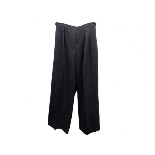 NEUF PANTALON HERMES ESPRIT PYJAMA 990401DHS136 S 36 FLANELLE LAINE PANTS 1400€