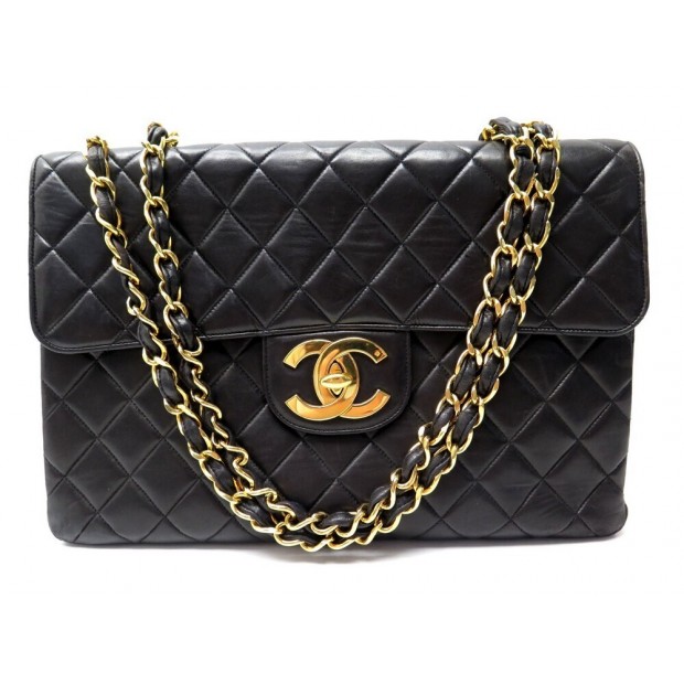 VINTAGE SAC A MAIN CHANEL CLASSIQUE TIMELESS MAXI JUMBO MATELASSE BAG 10900€