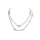 COLLIER HERMES SAUTOIR FARANDOLE 120CM H104568B ARGENT MASSIF 925 NECKLACE 1520€