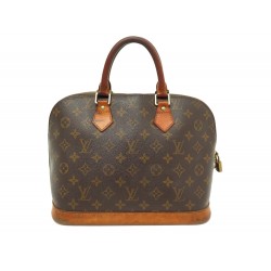 SAC A MAIN LOUIS VUITTON ALMA PM M53151 EN TOILE MONOGRAM CANVAS HAND BAG 1550€