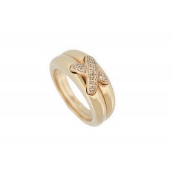 NEUF BAGUE CHAUMET LIENS CROISES T53 OR JAUNE 18K DIAMANTS GOLD NEW RING 5740€