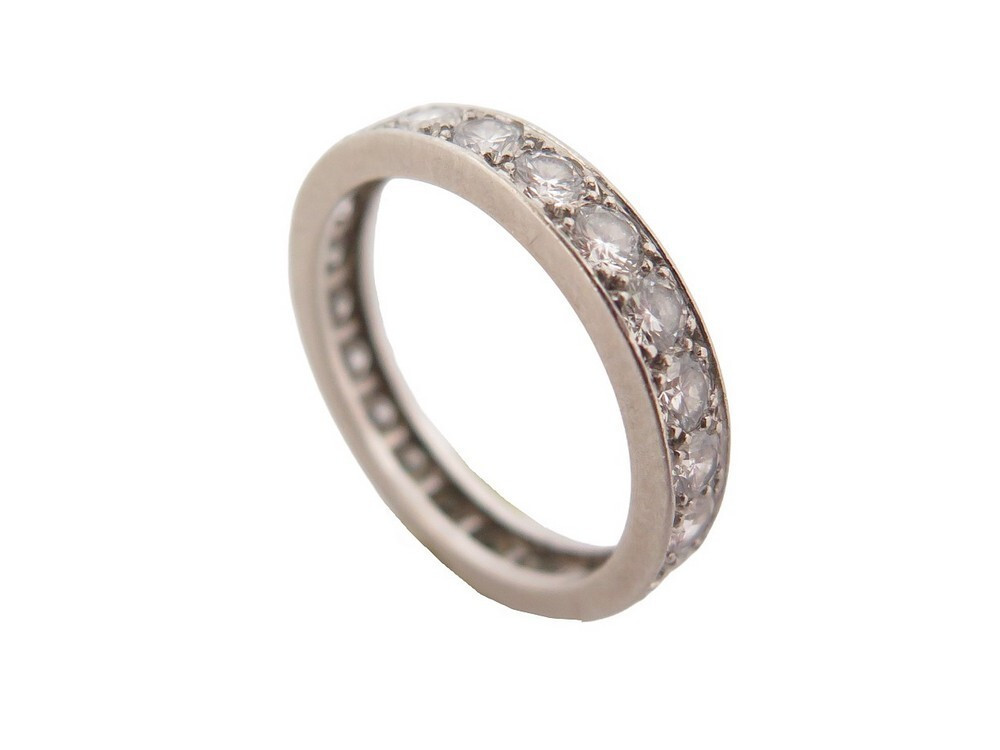 Bague Alliance Argent 925 émeraudes Imitation - Taille 49 - Tour Complet Pierres - Neuf Sans Boîte