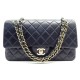 SAC A MAIN CHANEL TIMELESS CLASSIQUE MEDIUM CUIR BLEU MARINE PURSE HANDBAG 9700€