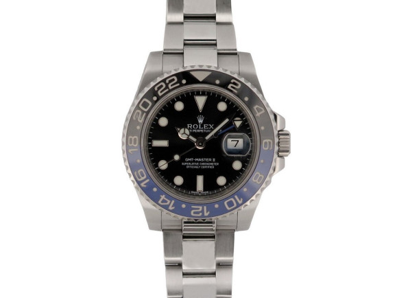 montre rolex 11671 batman gmt master ii oyster