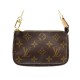 NEUF SAC A MAIN LOUIS VUITTON POCHETTE ACCESSOIRES MINI EN TOILE MONOGRAM 570€