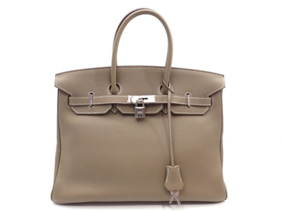  sac a main hermes birkin 35 cm en cuir togo