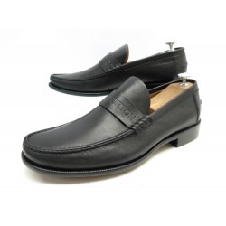NEUF CHAUSSURES LOUIS VUITTON MOCASSINS 8 42 CUIR LEATHER LOAFERS SHOES 850€