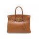 SAC A MAIN HERMES BIRKIN 35 1994 EN CUIR GULLIVER GOLD DORE LEATHER PURSE BAG