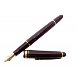 VINTAGE NEUF STYLO PLUME MONTBLANC MEISTERSTUCK MOZART RESINE BORDEAUX PEN 645€